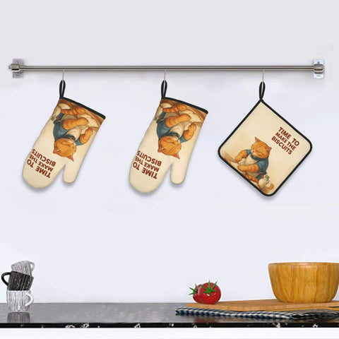 Guantes de horno Weiscode gato con resistencia al calor