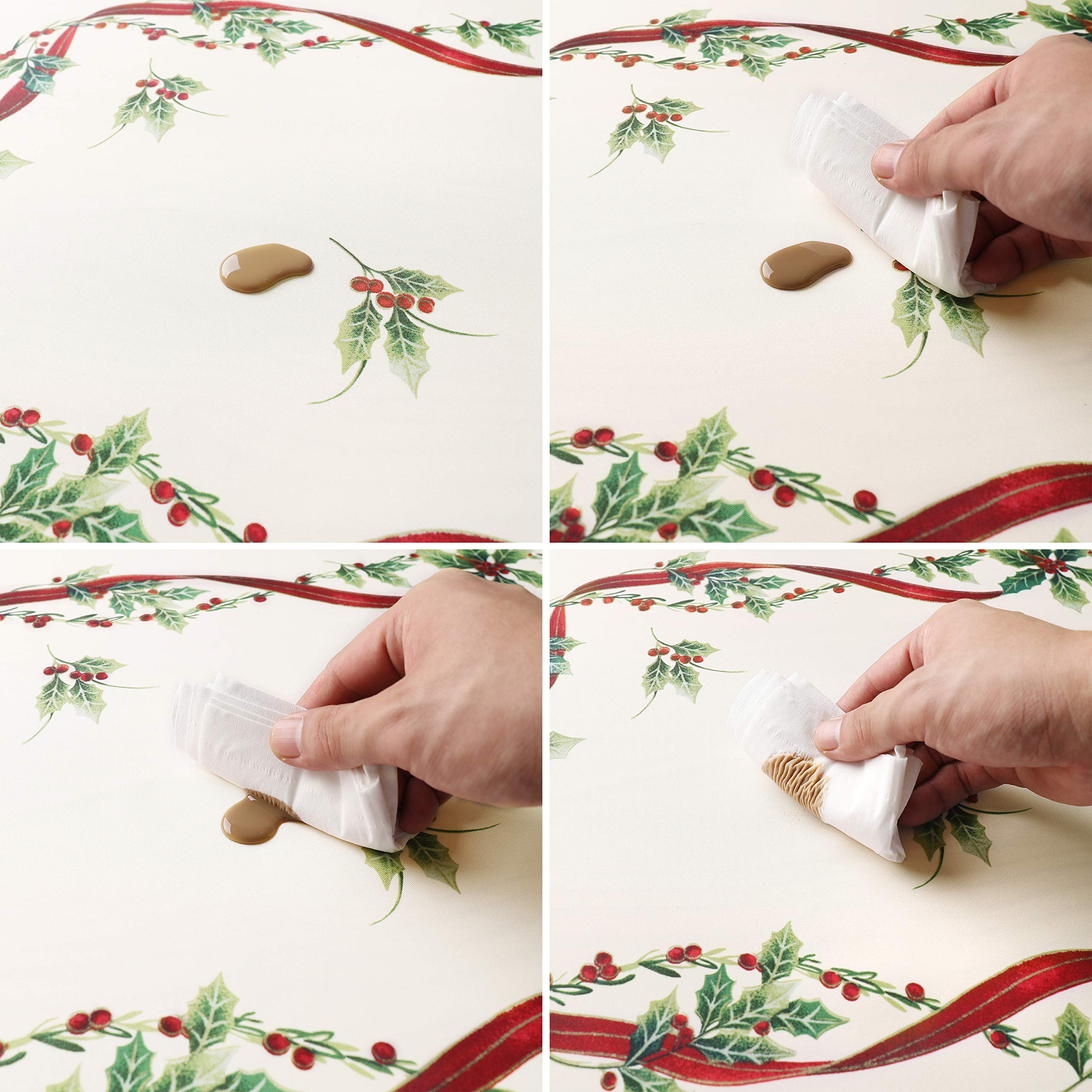 Mantel Wekwch 60 pulgadas por 104 pulgadas, apto para mesas estándar.