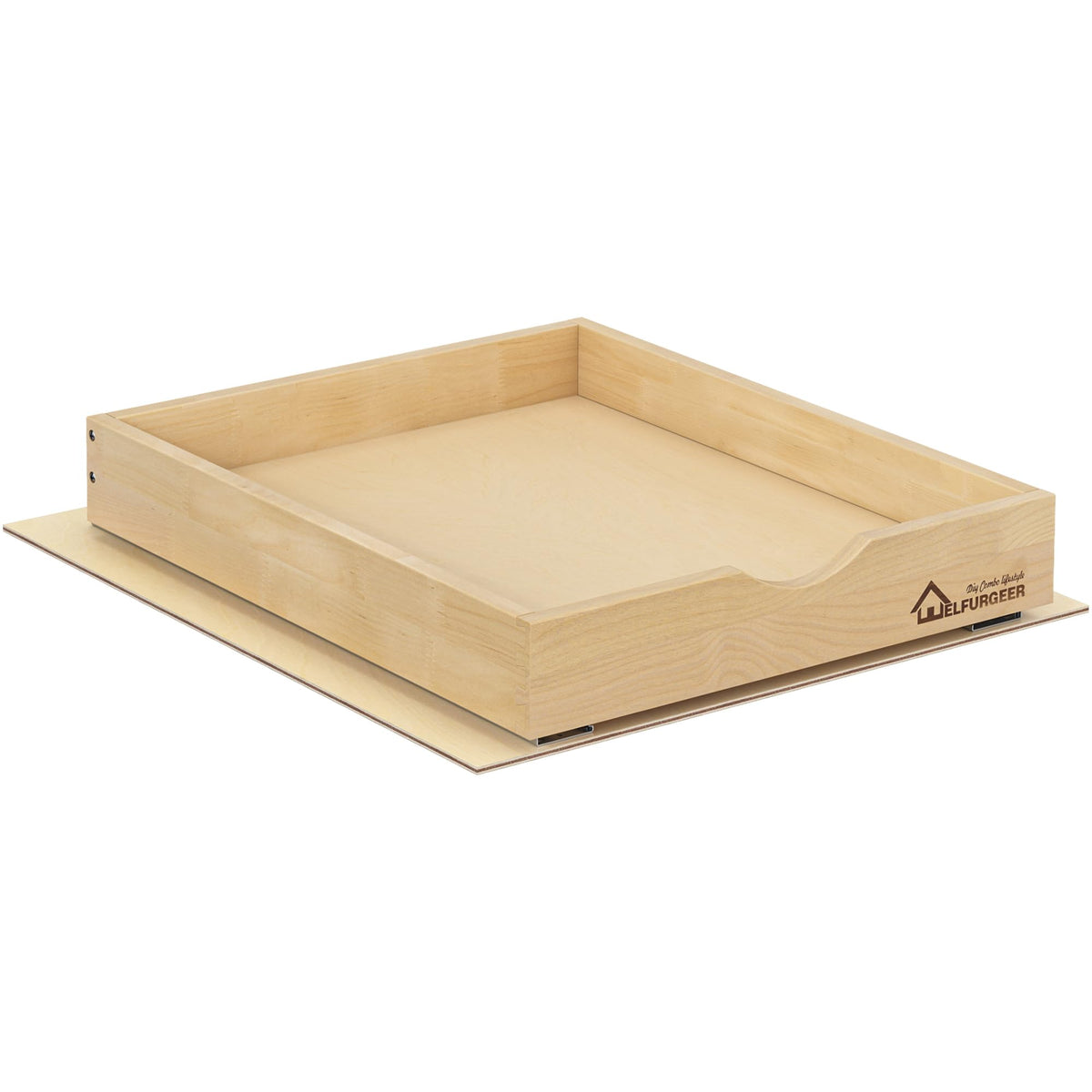 WelFurGeer cajón deslizante 17 pulgadas para cocina, fácil acceso a utensilios