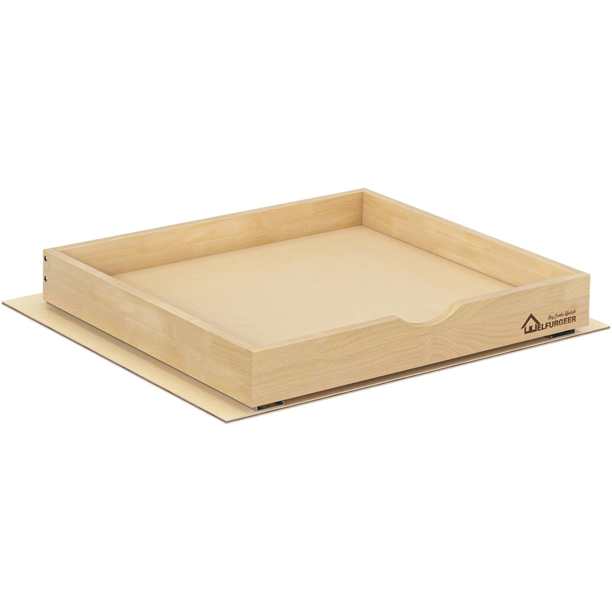 WelFurGeer: placa base de madera para gabinetes, instalación estable.