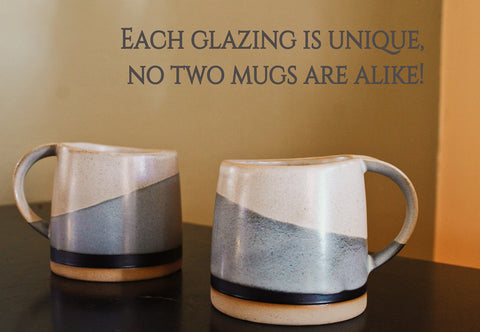 Well Covered & Green: taza 12oz con glaseado ligero y estilo elegante.