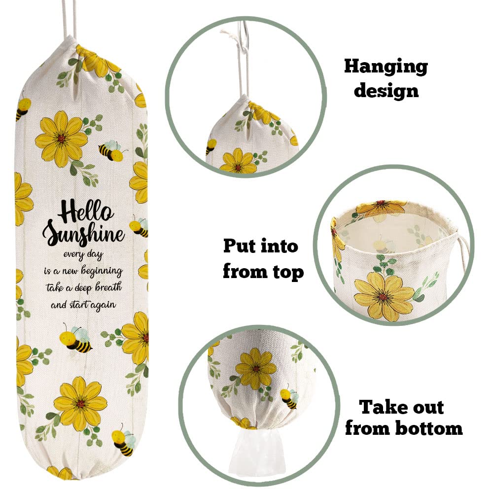 Wellbanee diseno girasol decorativo aporta color y orden en la cocina