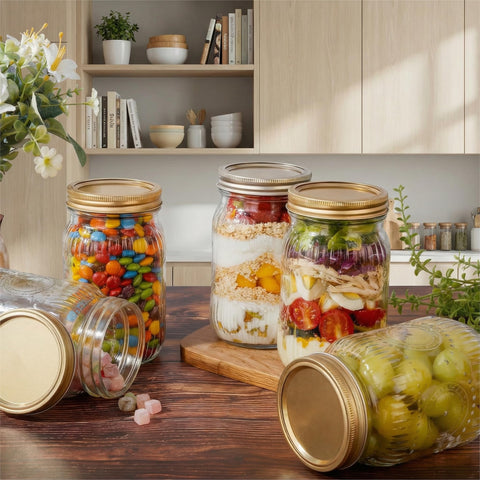 Frascos WELLIFE para preservación de alimentos y almacenamiento seguro.