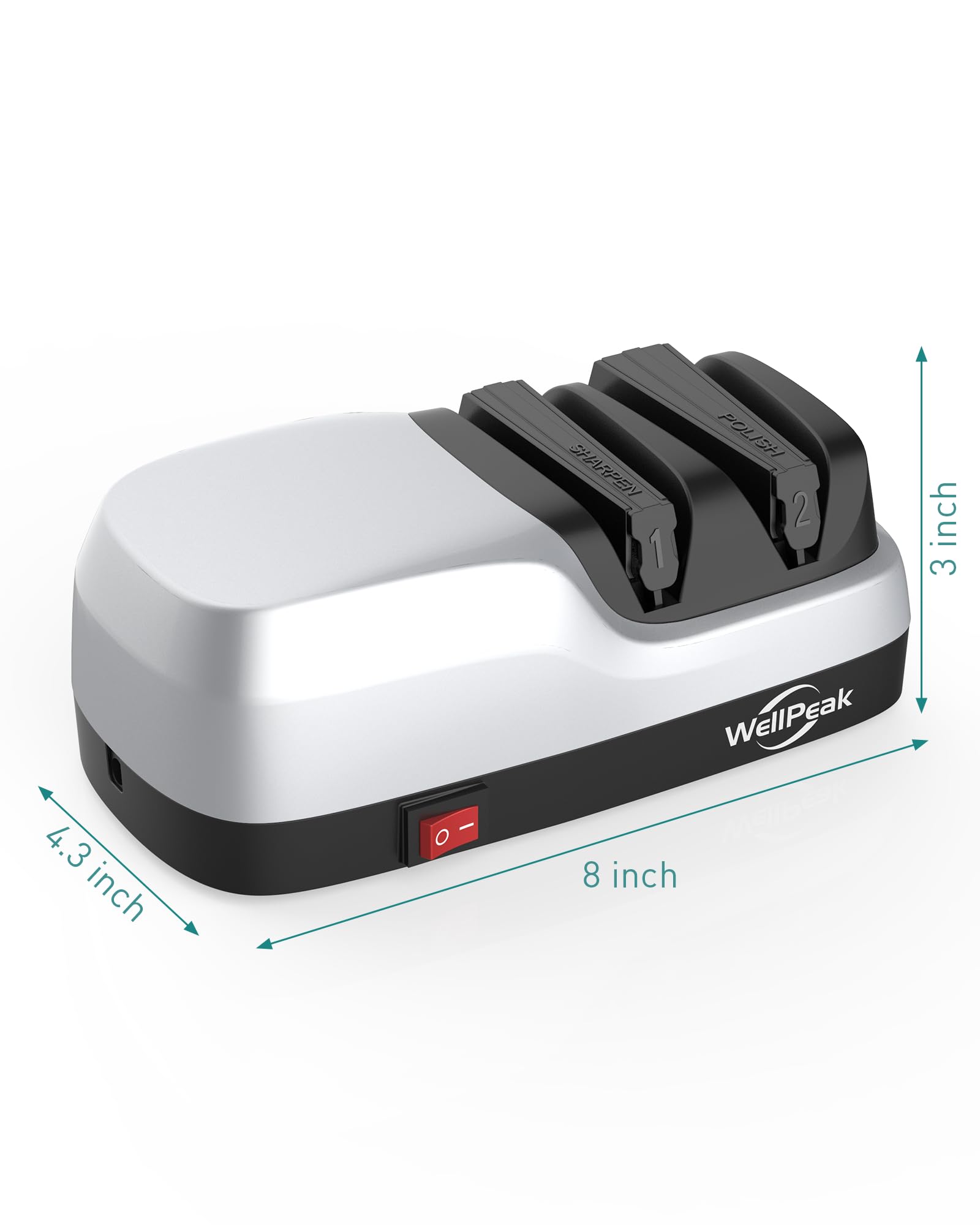 WELLPEAK guía de precisión ayuda a afilar de forma consistente.