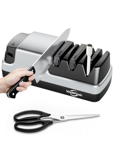 Wellpeak afilar cuchillos en cuatro etapas con filo preciso
