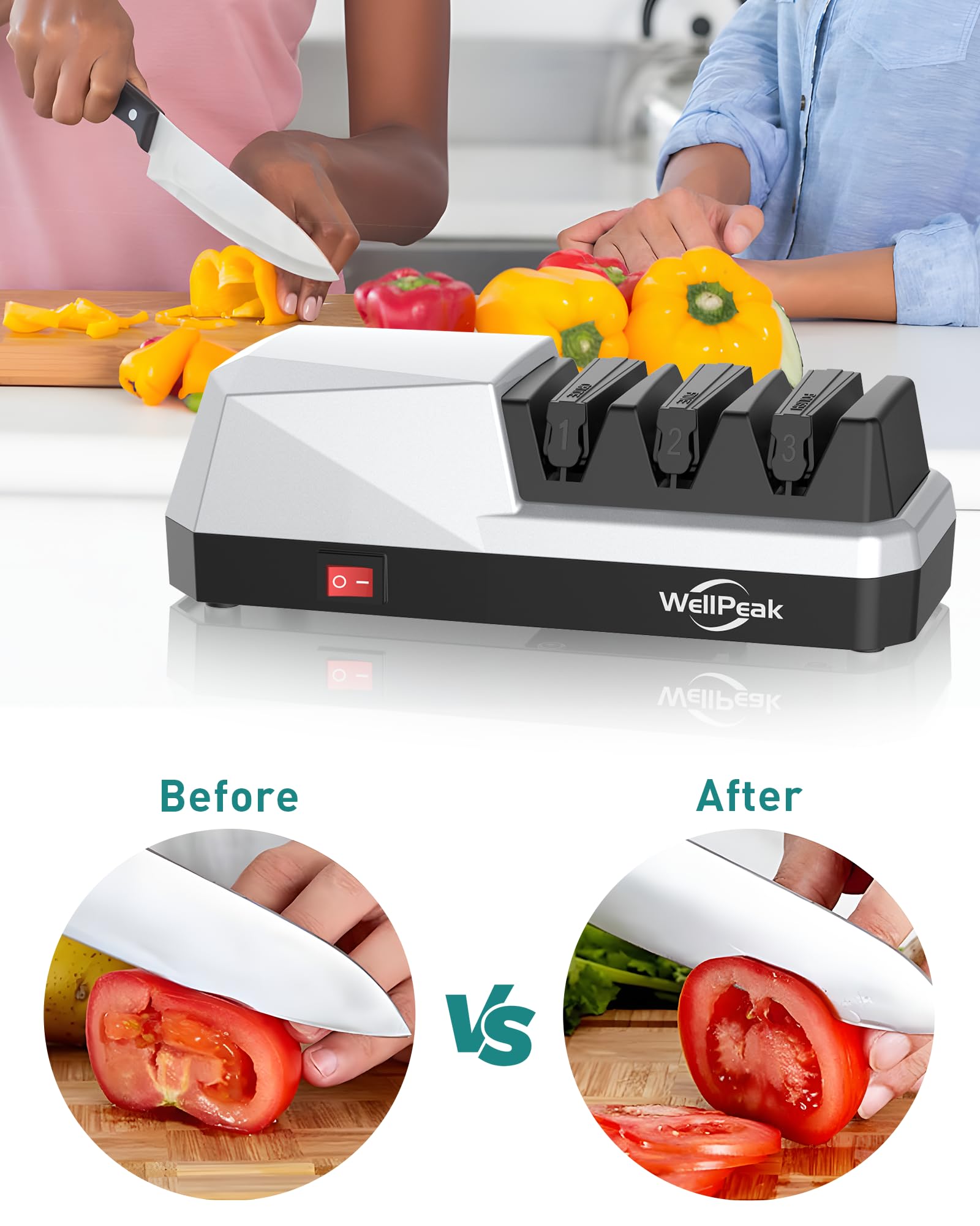 WellPEAK diseño ergonómico para uso cómodo