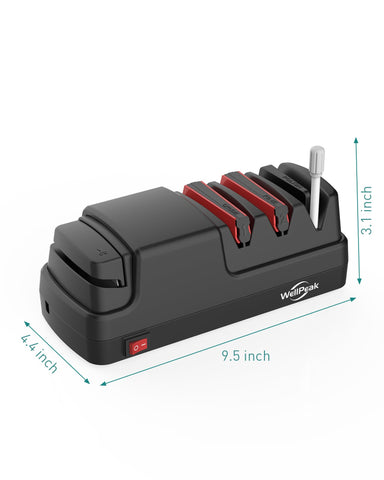 WELLPEAK diseño ergonómico y mango cómodo para un manejo estable durante el afilado.