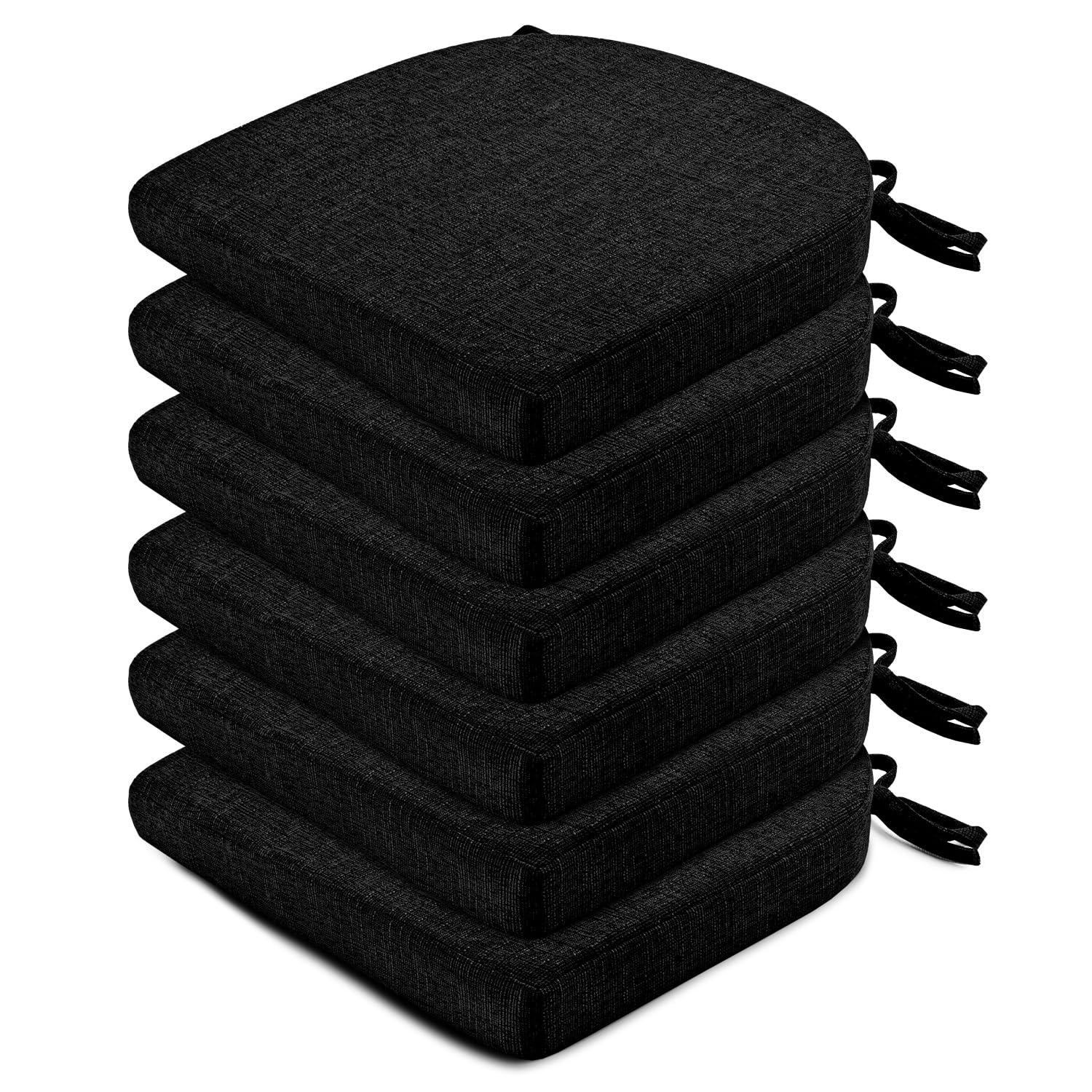 Cojines Wellsin para silla de comedor, pack de 6, ideal para transformar asientos.