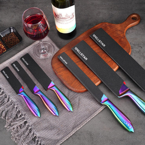 Guardas de cuchillo Wellstar de 4.25x1.2 pulgadas para varias longitudes.