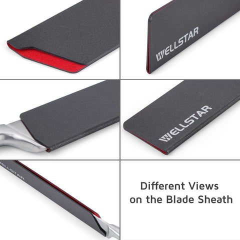 Guardas de cuchillo Wellstar de 5.5x1 pulgadas para cuchillos medianos.