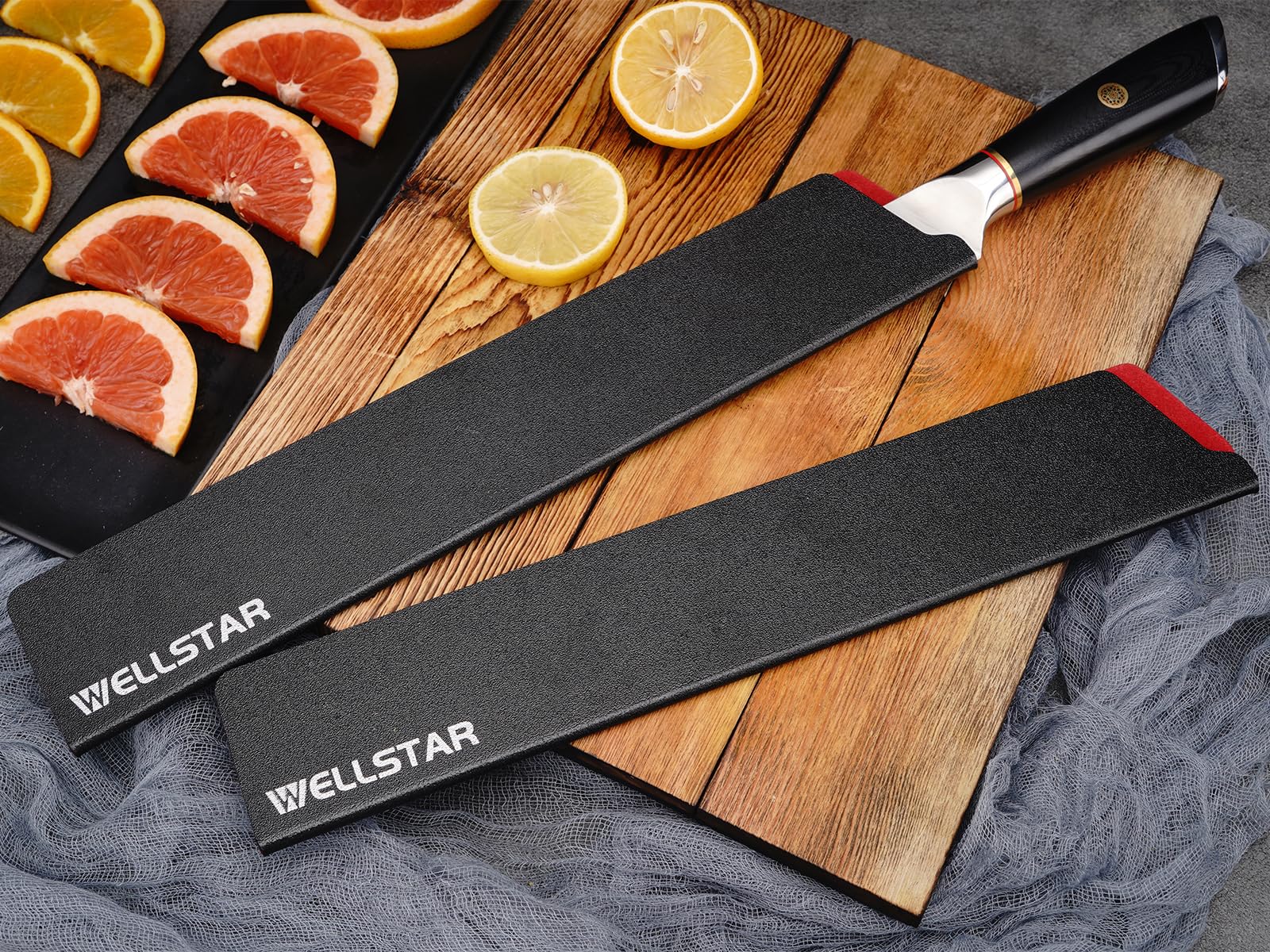 Protección confiable para cuchillos de cocina con uso prolongado.