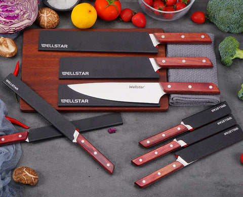 WELLSTAR: protector de borde colocado en cuchillo, inserción fácil para protección rápida.