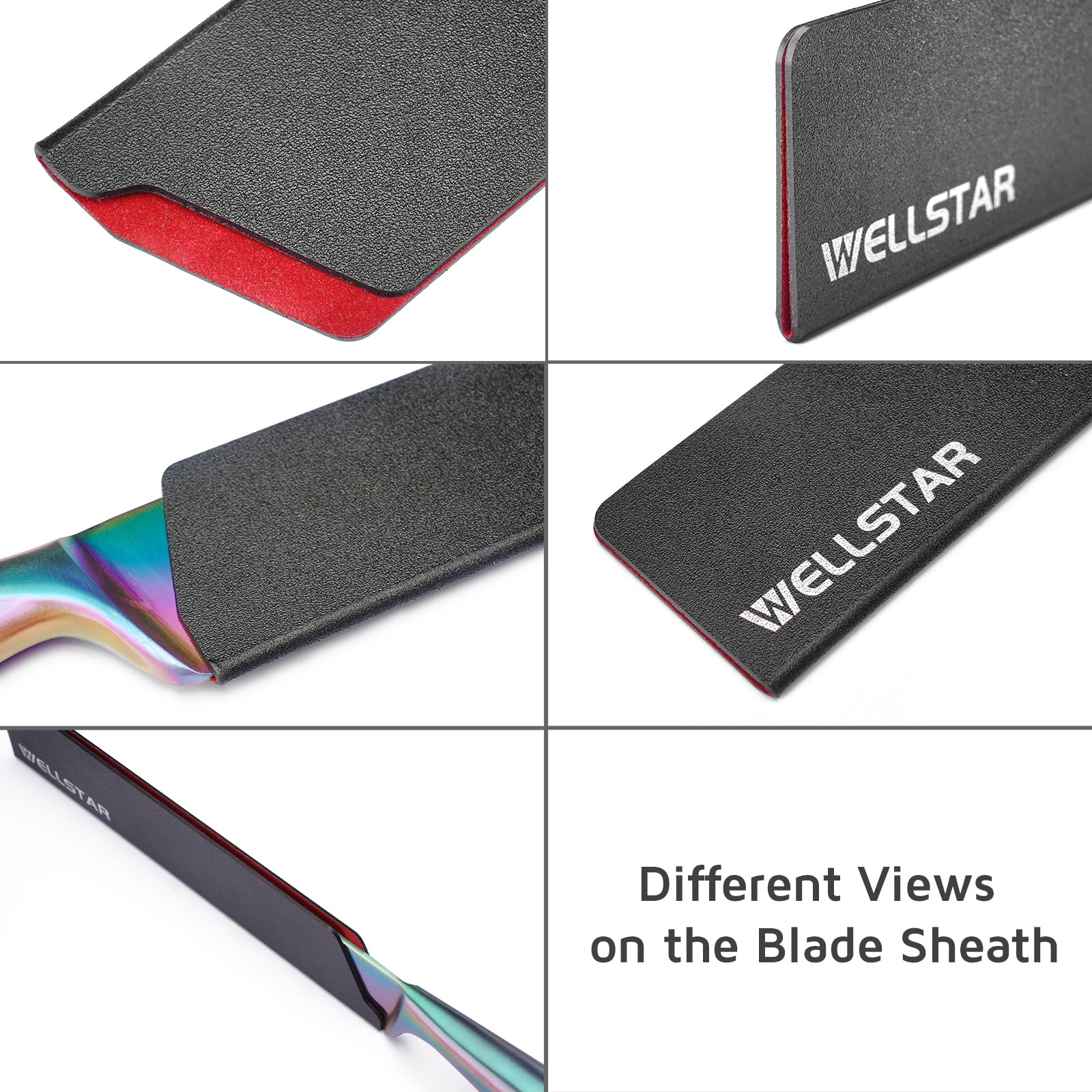 WELLSTAR funda de 10.75 pulgadas, protección duradera para cuchillos grandes