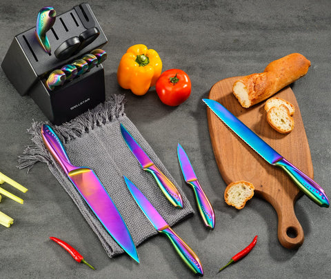 Tijeras de cocina WELLSTAR Rainbow, recorte preciso y versátil