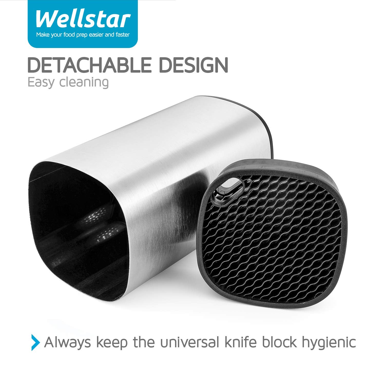 WELLSTAR ranura para tijeras de cocina, organización integrada.
