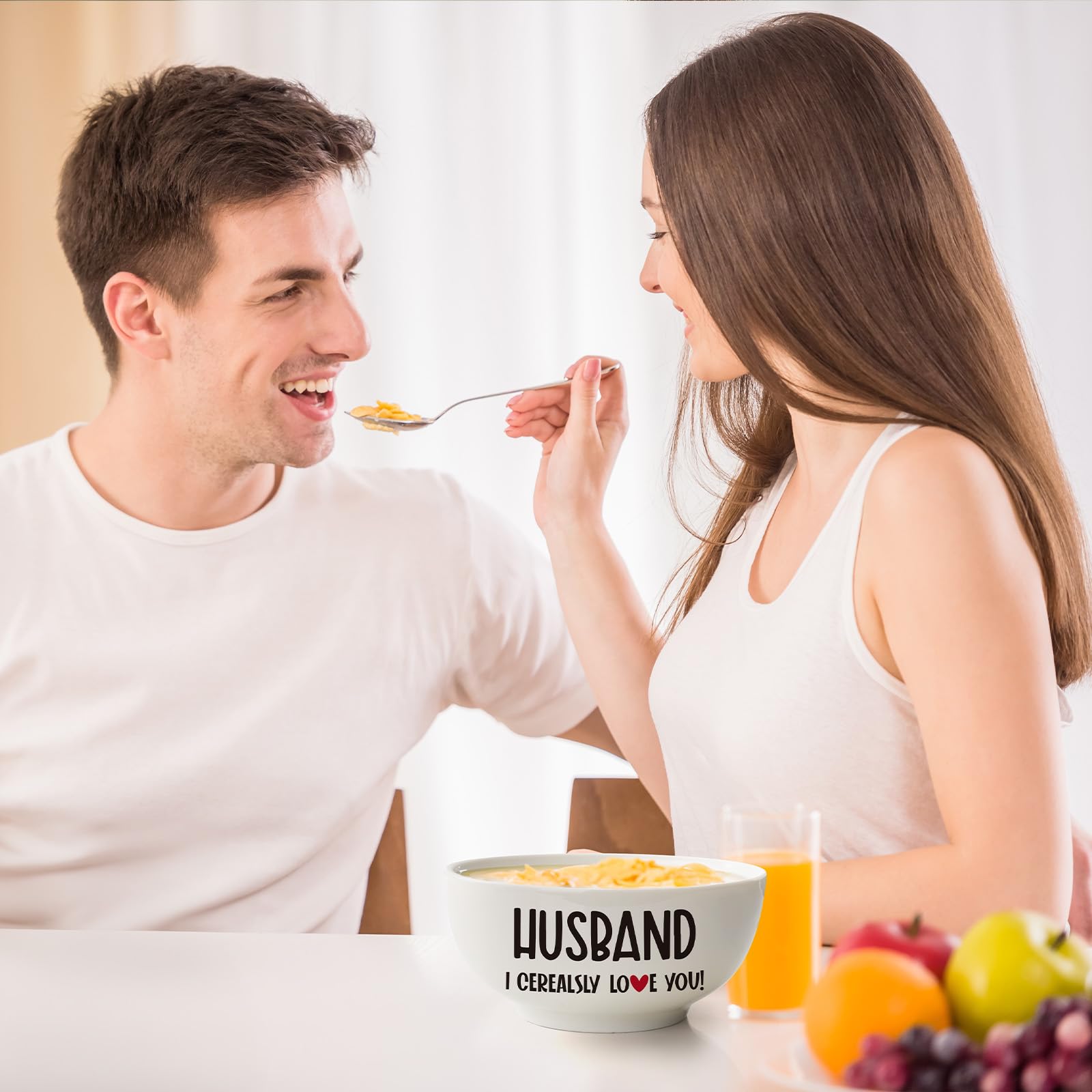 Weming tazón cerámico para frutas, snack sano sin complicaciones