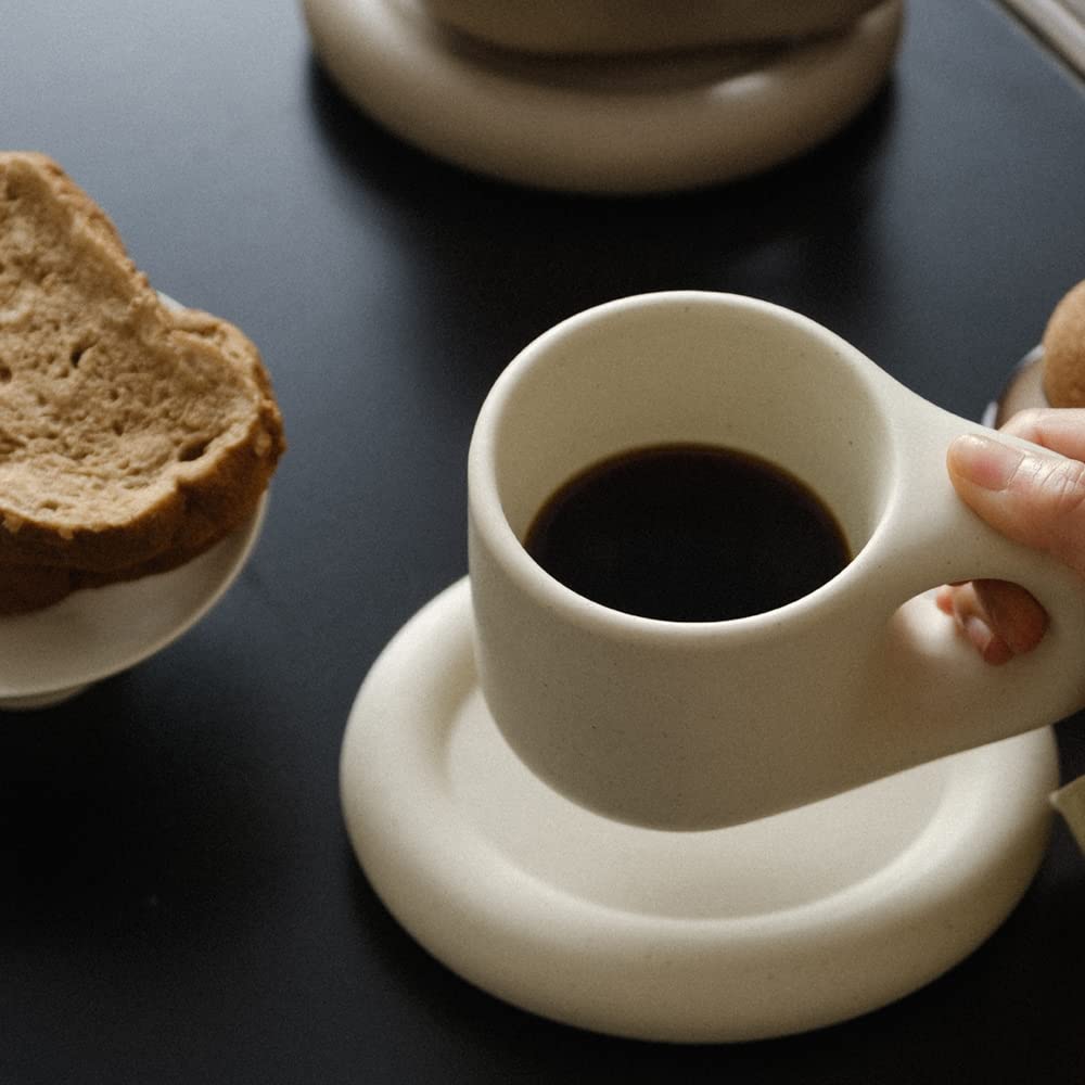 Glaseado con puntos negros de la cerámica WENSHUO, tacto suave y natural.