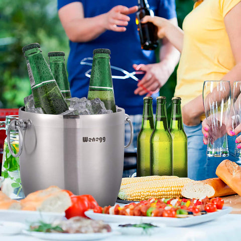Cubo Wenegg sin BPA, seguro para bebidas.