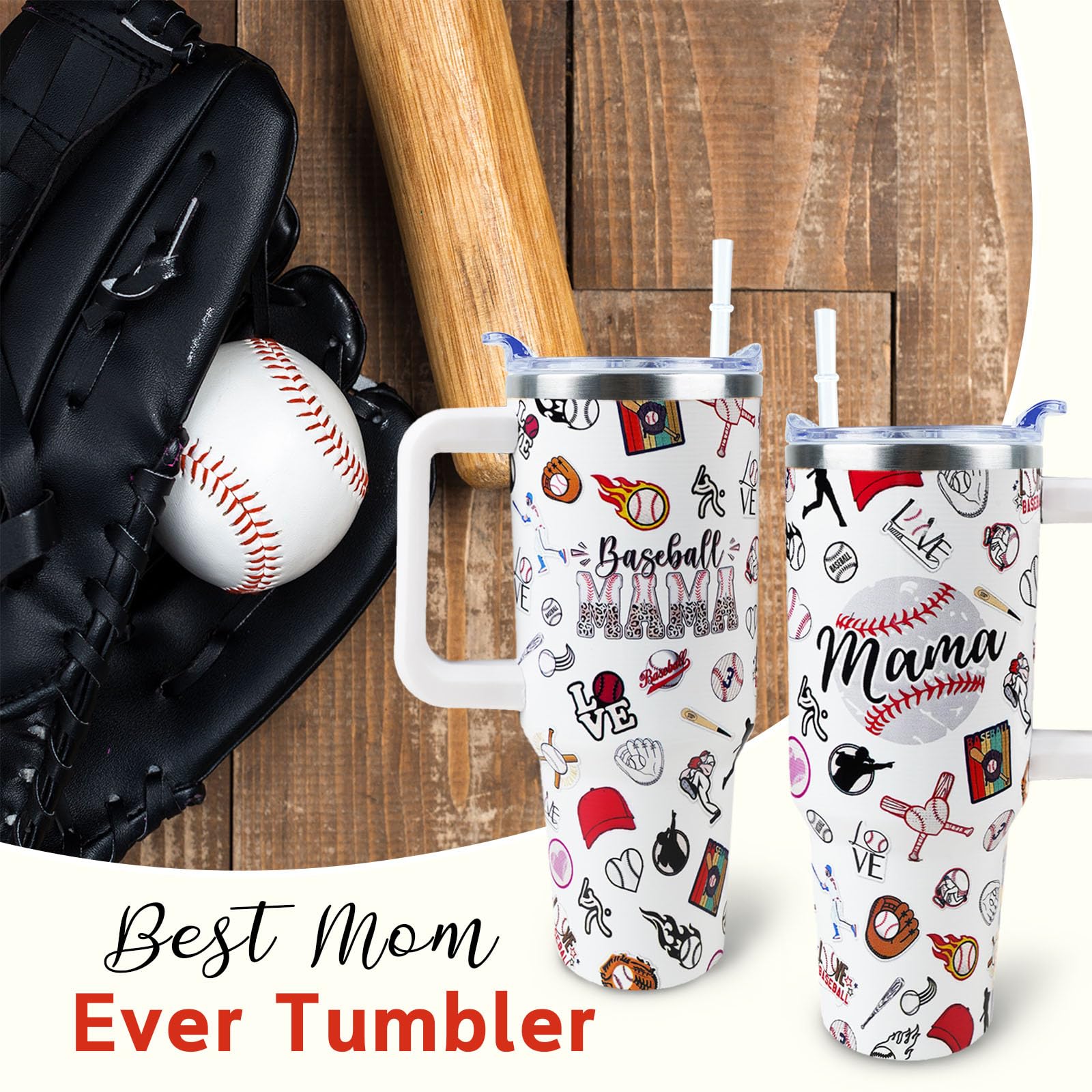 Vaso de acero inoxidable WENININOK 40oz, duradero para actividades al aire libre.