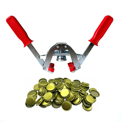 WENNING cerrador de botellas manual para tapas de 26 mm, envasado rápido y seguro