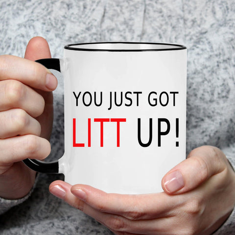 Taza WENSSY Louis Litt superficie mate y base estable para cualquier mesa.