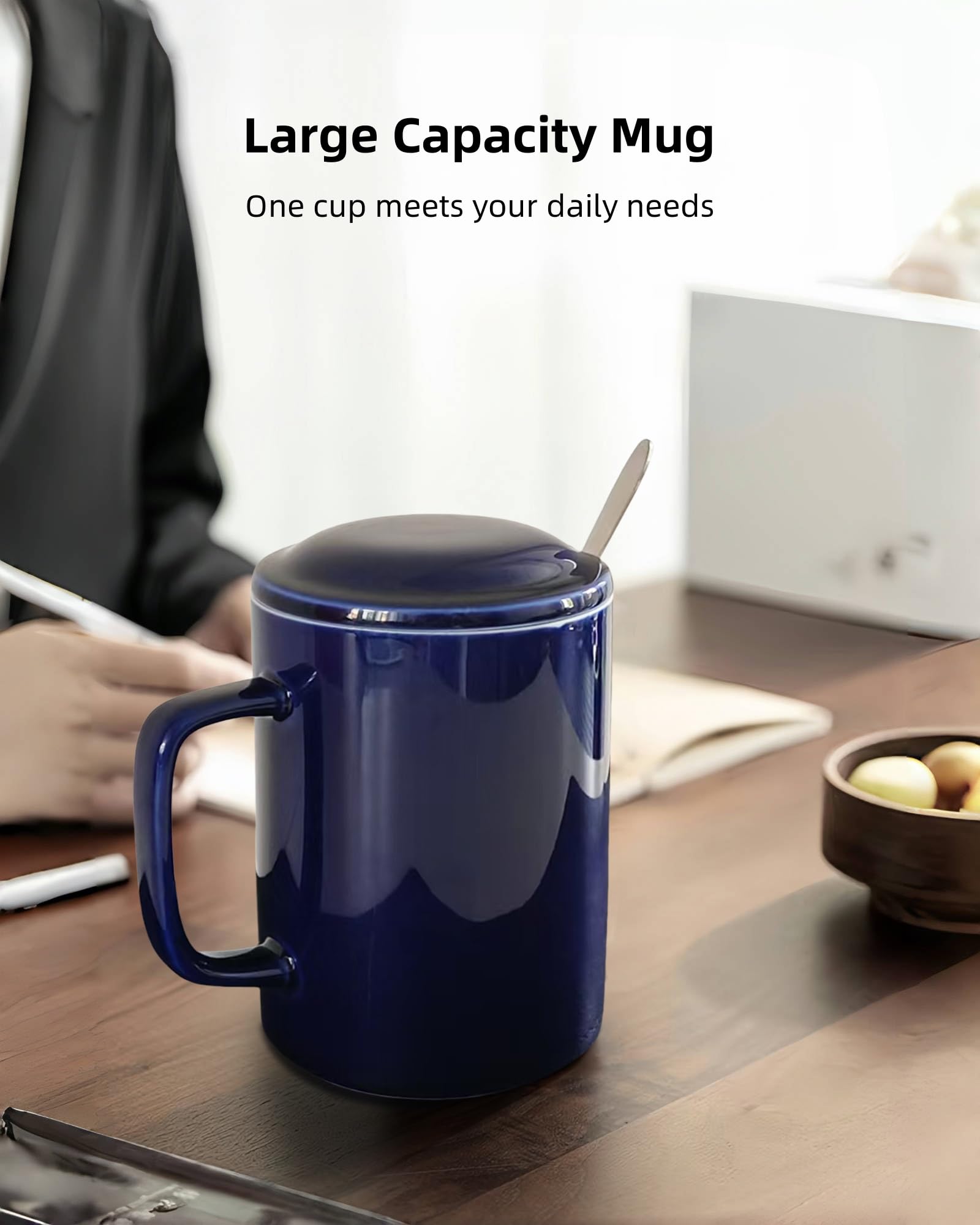WEOPYCJ taza cerámica gruesa que retiene el calor.