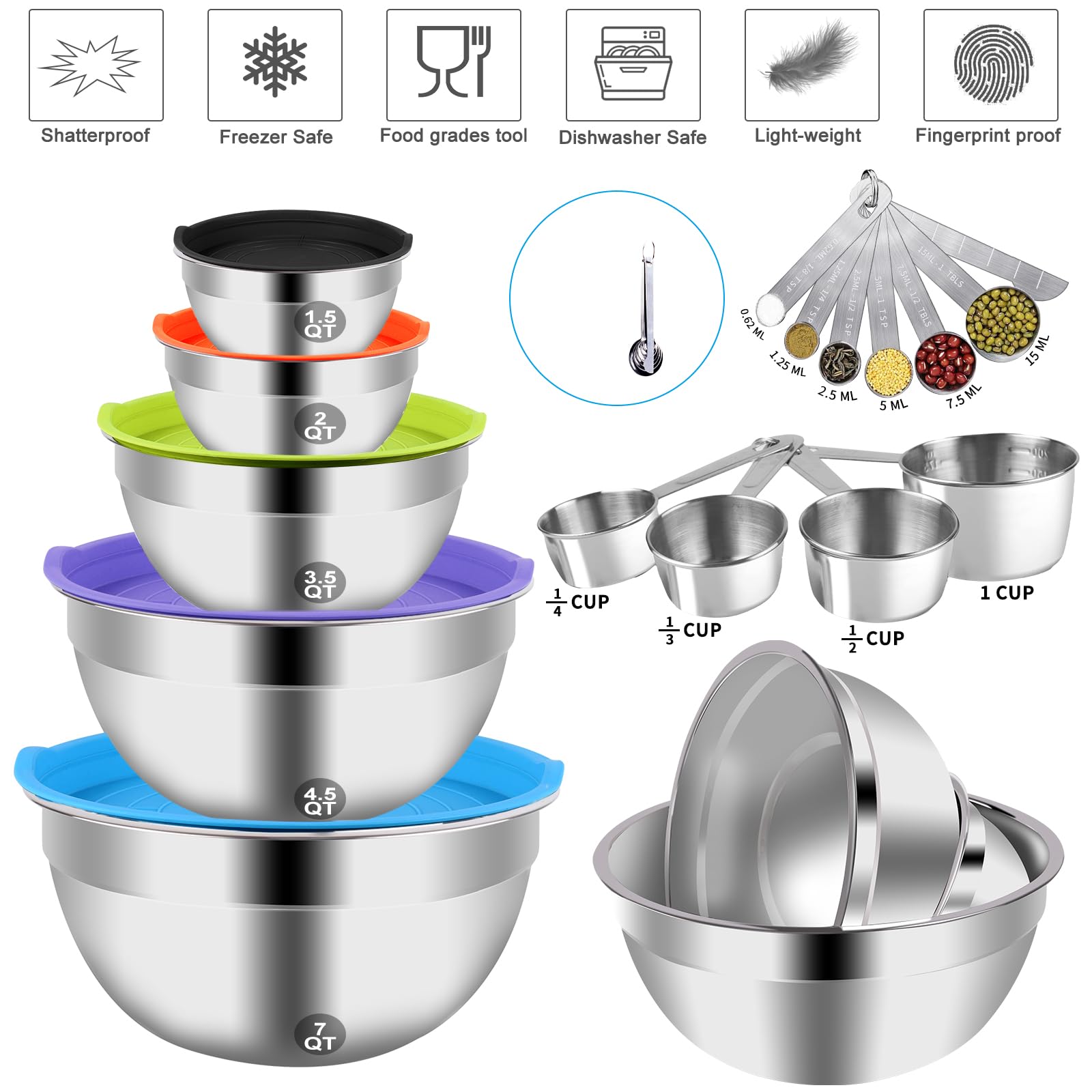 WEPSEN accesorios de medicion y utensilios para cocinar con precision.