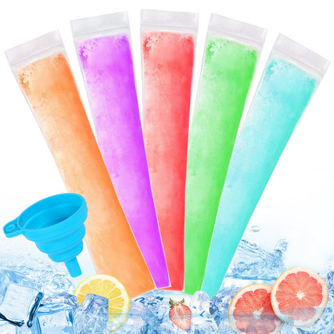 Wercokt bolsas para paletas con embudo, llenado limpio y fácil