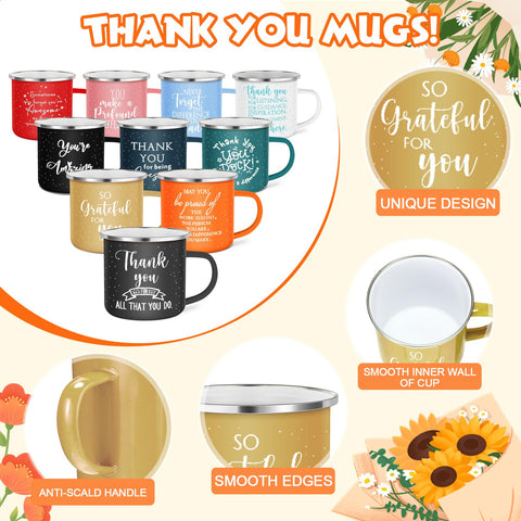 Taza Wesiti enamel 12oz gris con puntos rústicos para regalos corporativos