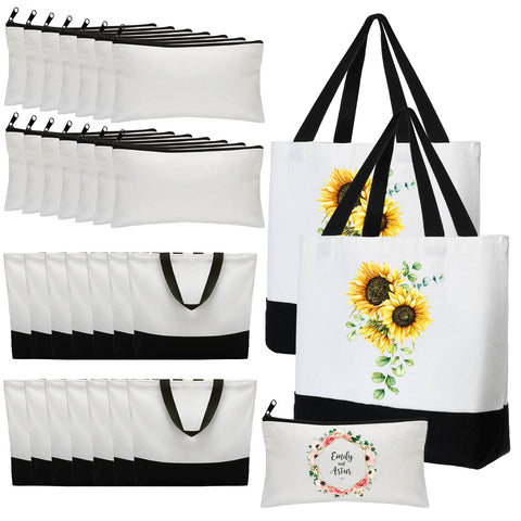 Wesiti tote lona frontal para compras y personalización