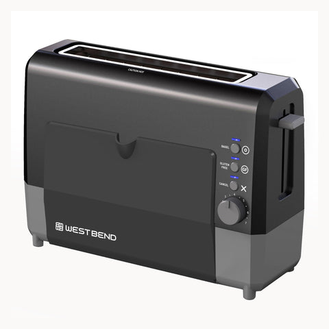 West Bend QuikServe con bandeja de servir extraíble para recoger migas