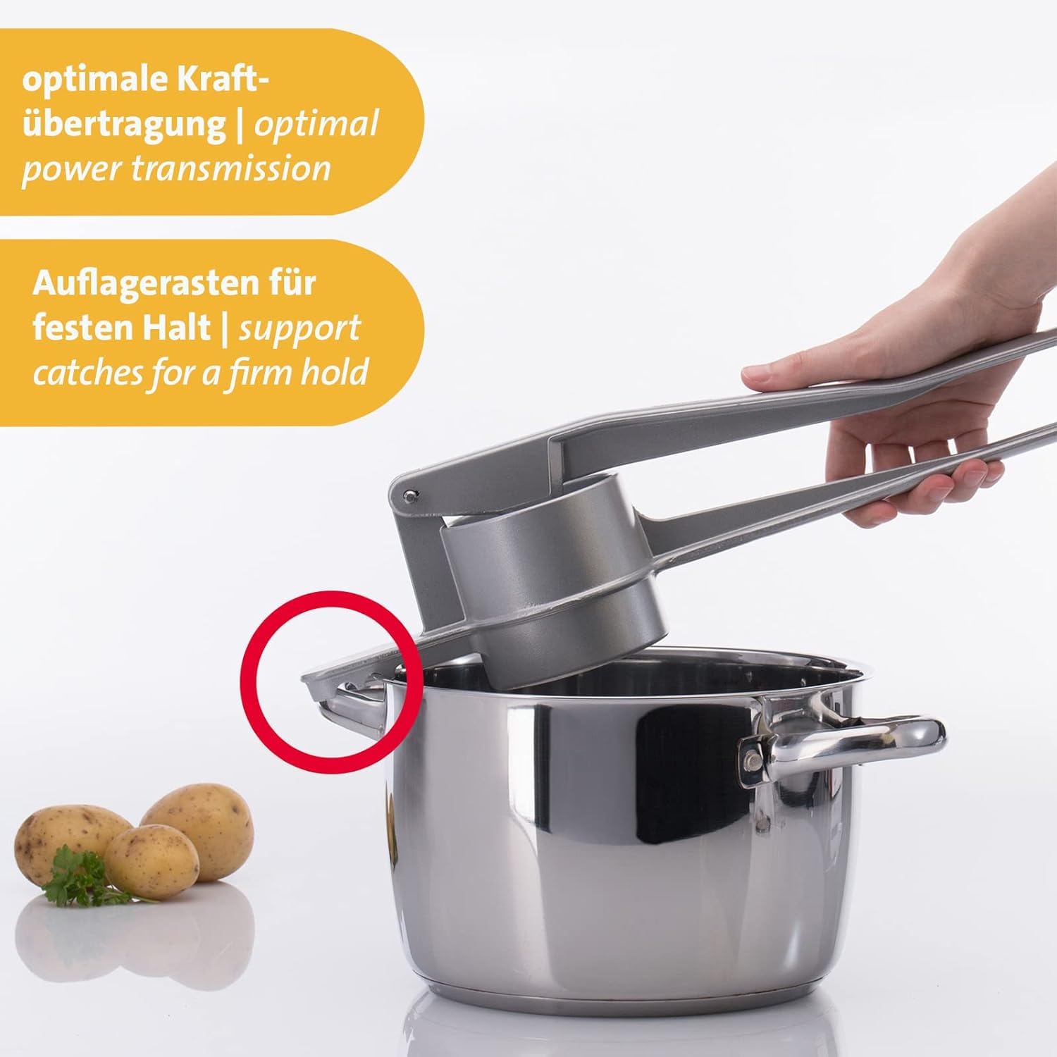 Westmark Spaetzle Aluminio Revestido duradero y ligero para uso frecuente.