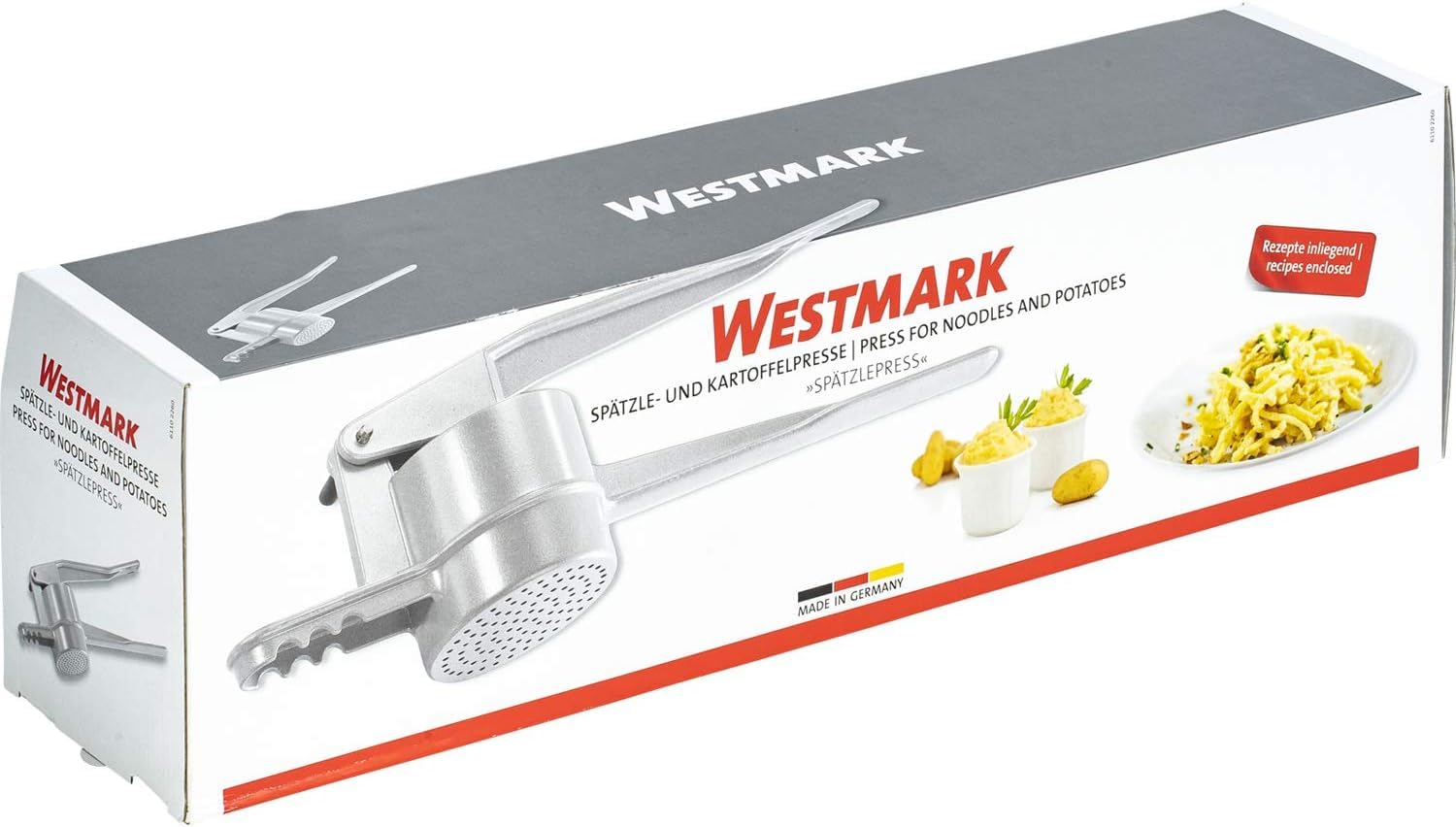 Westmark Spaetzle Hecho en Alemania, calidad de fabricación reconocida.