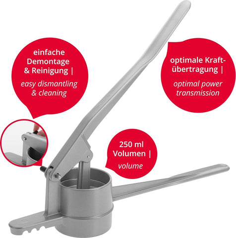 Westmark Spätzlechef: capacidad de 250 ml para porciones rápidas.