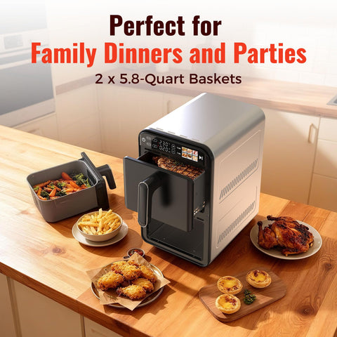 Capacidad 11.6qt de WETIE para comidas familiares