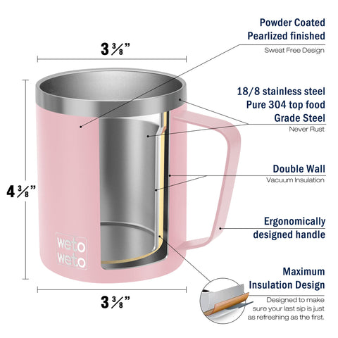 Tapa abatible sin BPA con pajilla para un sorbo limpio