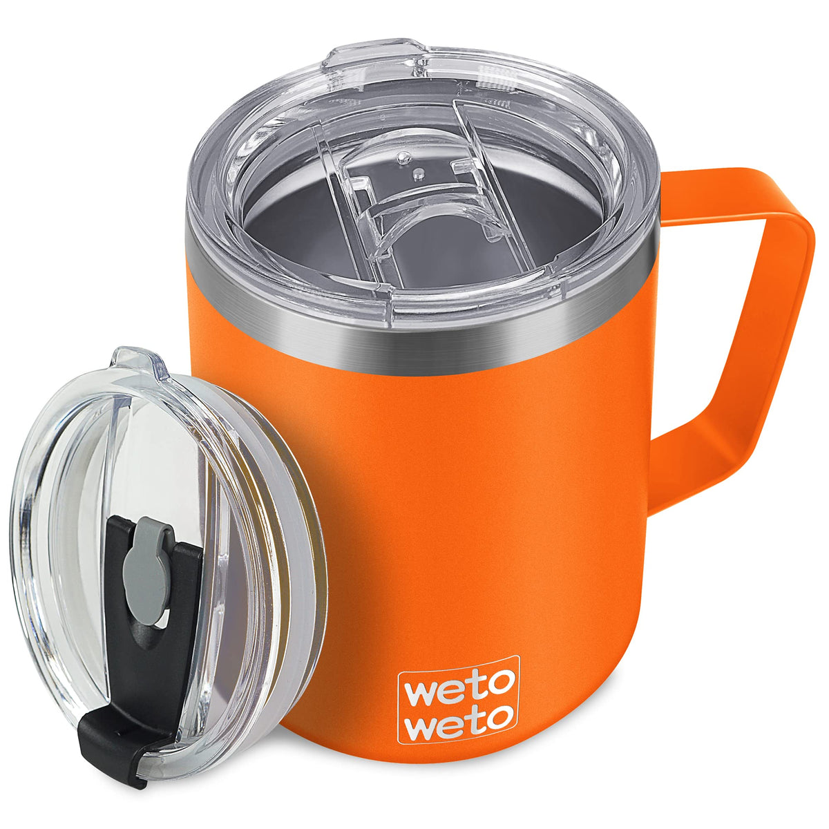 Taza WETOWETO 14 oz con tapa deslizante mantiene el calor durante horas