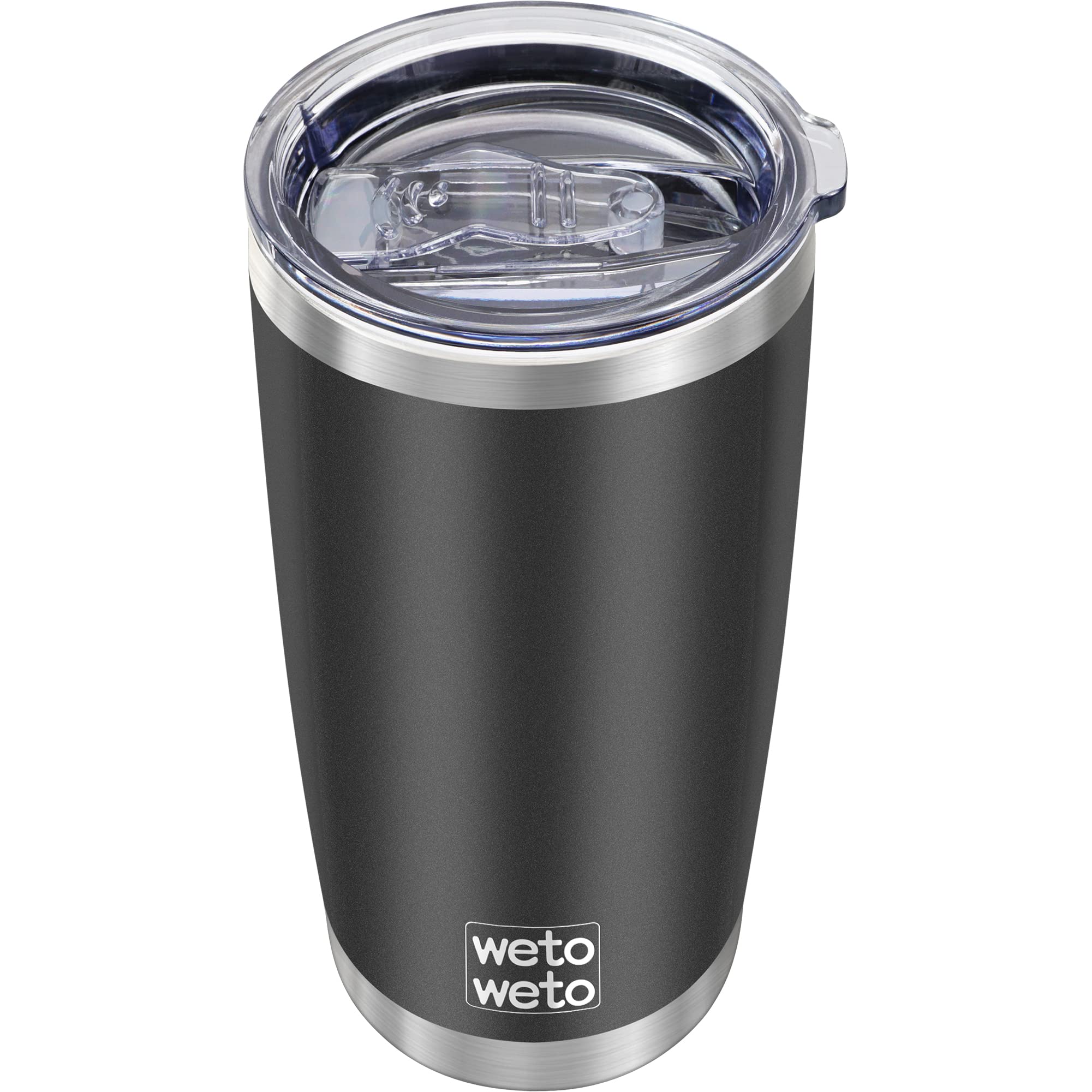 Wetoweto 20oz tumbler de acero inoxidable, aislamiento para mantener caliente.