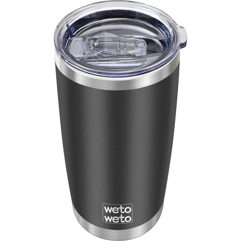 Wetoweto 20oz tumbler de acero inoxidable, aislamiento para mantener caliente.