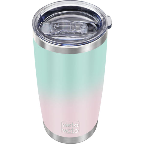 Vaso Wetoweto 20oz con doble pared mantiene el calor por más tiempo.