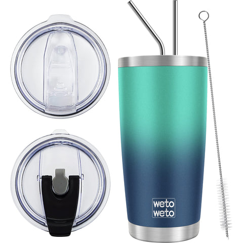 Vaso WETOWETO 20oz con doble pared para mantener caliente el café por más tiempo