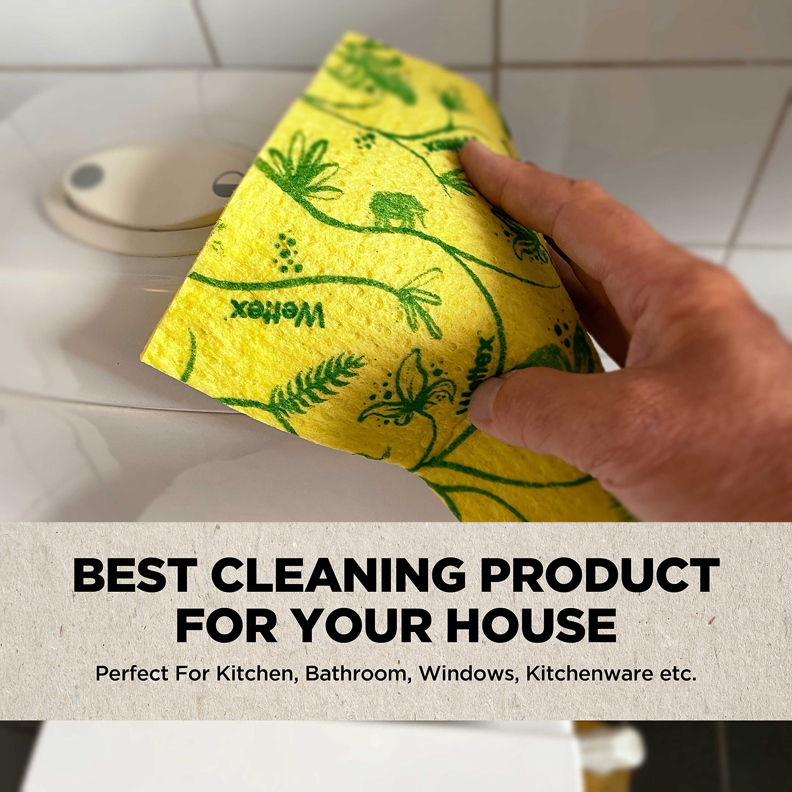 Wettex Original: paño de cocina reutilizable para reducir residuos.