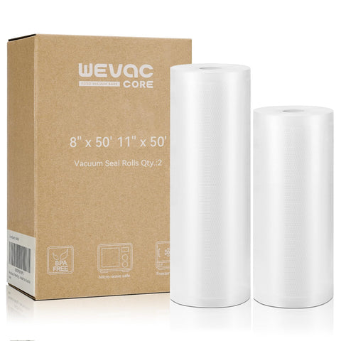 Bolsas Wevac al vacío 8x50 para conservación prolongada de alimentos
