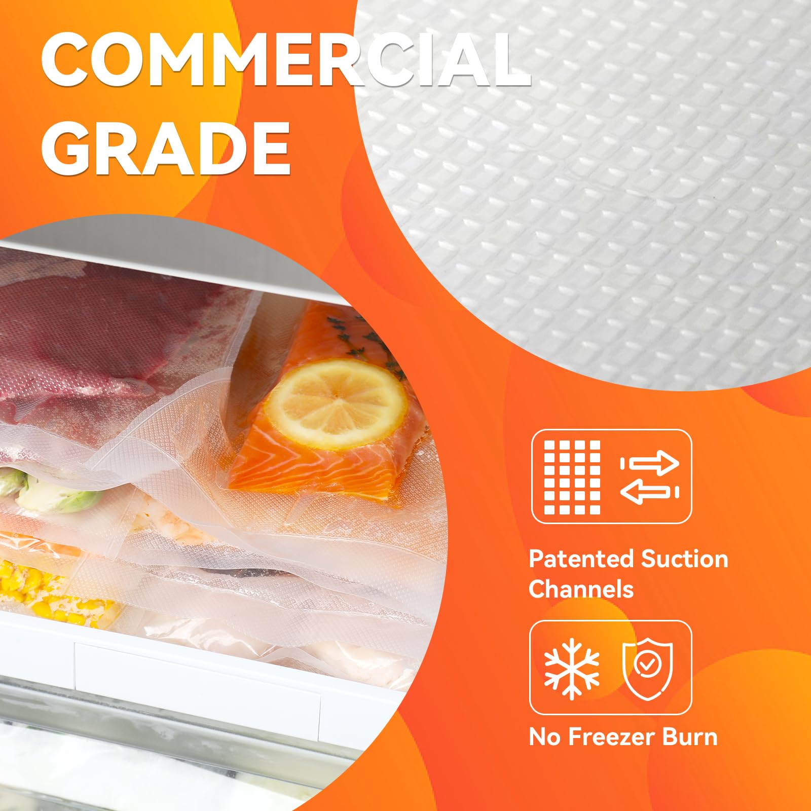 Wevac bolsas compatibles con selladores 6x10 para uso versátil en casa.