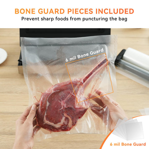Wevac bolsas para cocción sous vide con control de porciones.