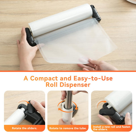 Bolsas Wevac de 3 mil, 8x50, ideal para porciones pequeñas.