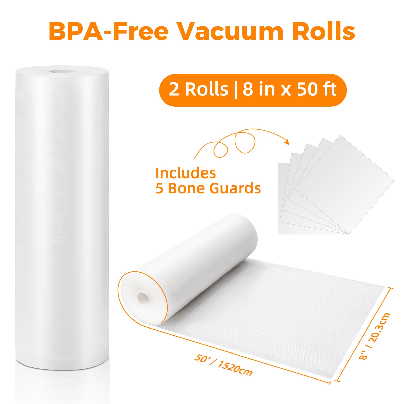 Wevac bolsas con canales embosados para sellado hermético y seguro.