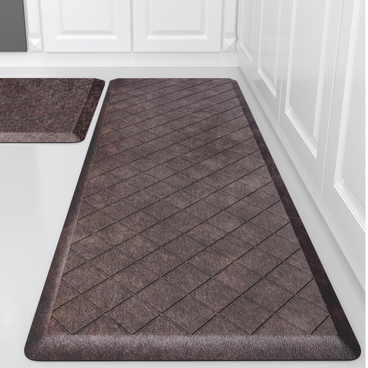 WEZVIX alfombra antifatiga para cocina con espesor de 12 mm y confort ergonómico.