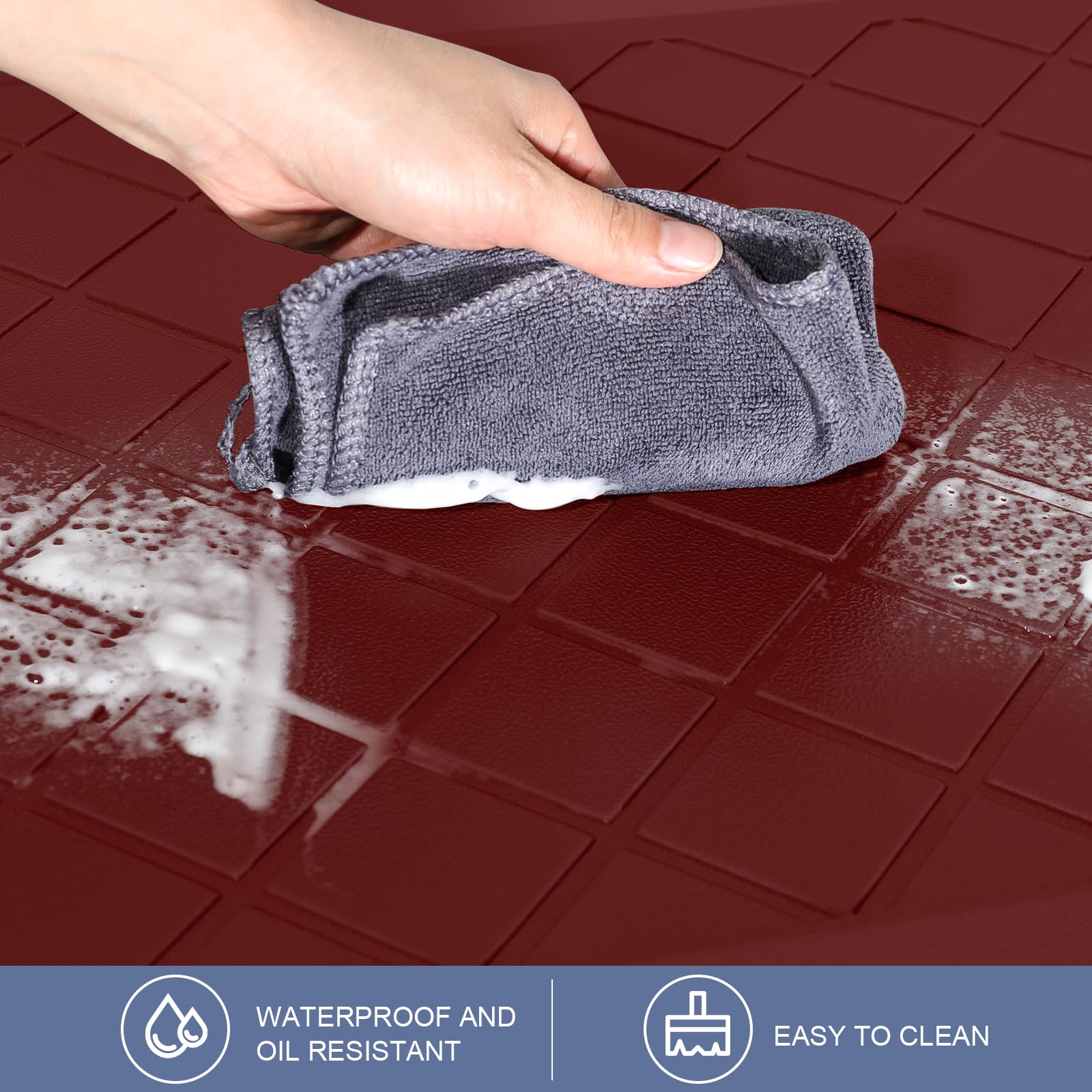 WEZVIX alfombra cocina 17,3x29 pulgadas de gran superficie para áreas amplias.