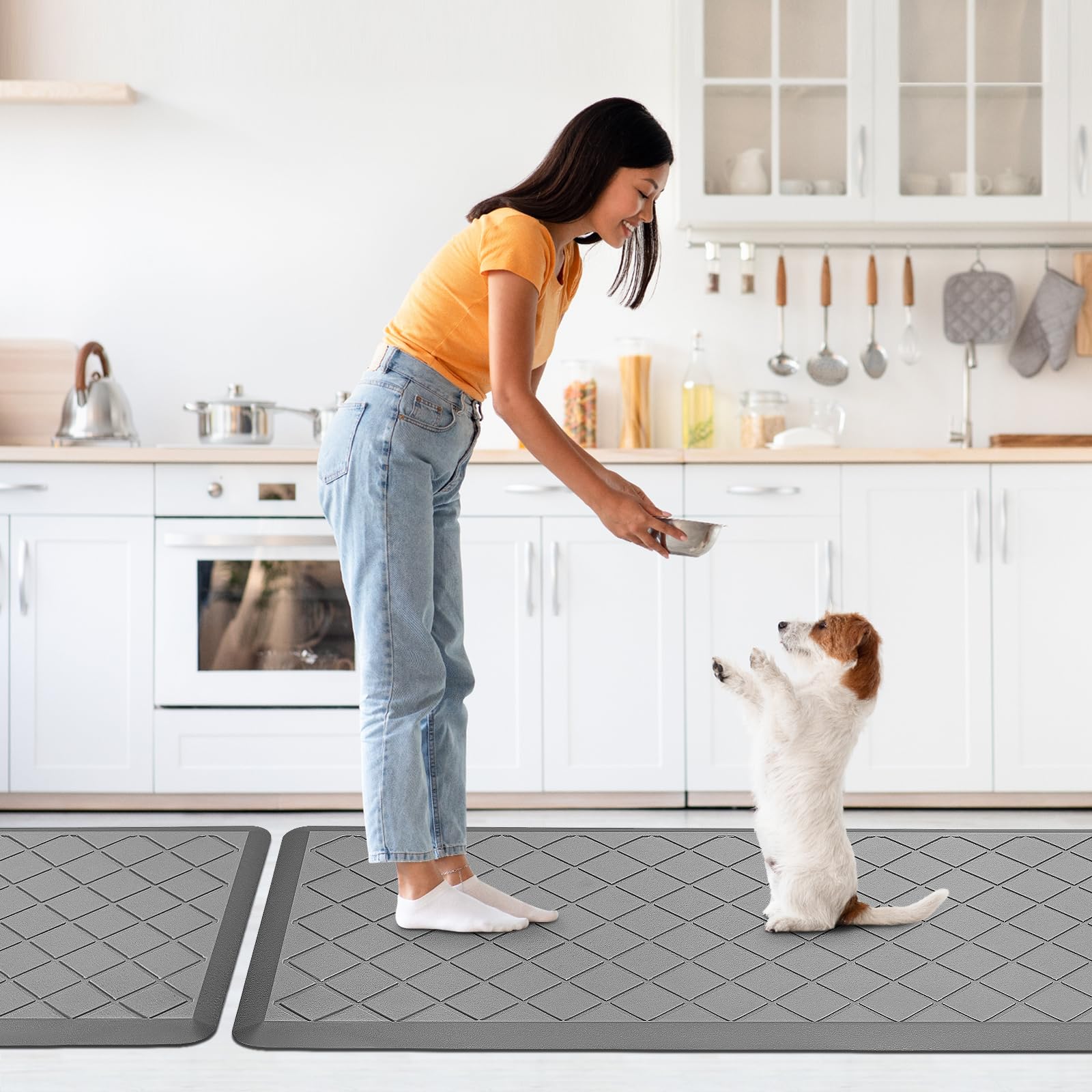 WEZVIX alfombrilla 17.3x47 pulgadas para áreas amplias de trabajo